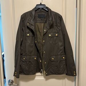 JCrew utility jacket w/ gold buttons